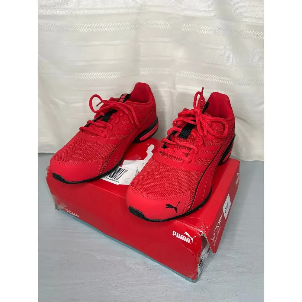 Puma Electro Mens 9.5 For All Time Red Softfoam Running Shoes